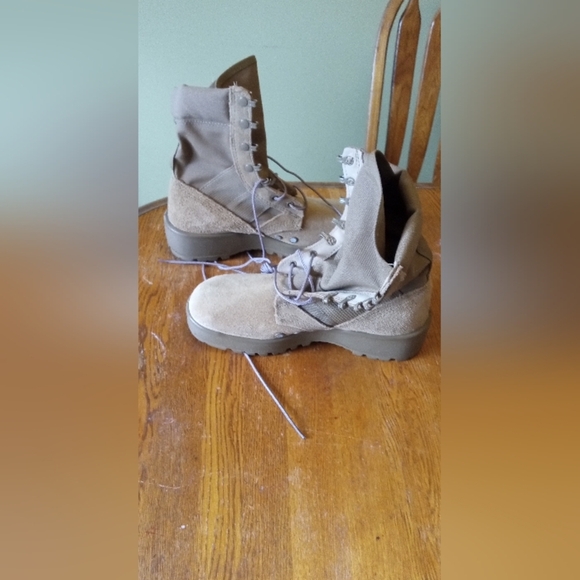 Rocky Hot Weather Combat Tan Lace-Up Boots NWOT - Picture 4 of 6